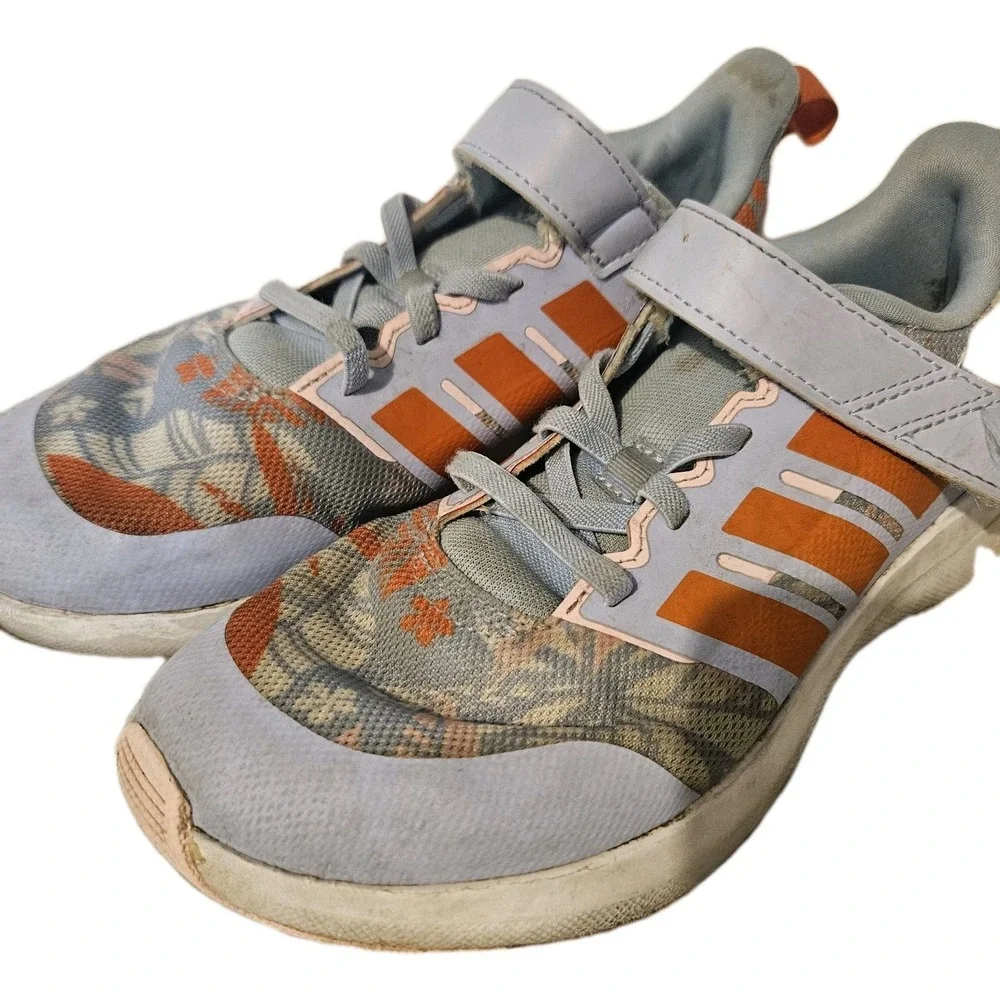 Adidas Cloudfoam Shoes Girls Size 3 US Moana Disney Athletic Sneakers‎